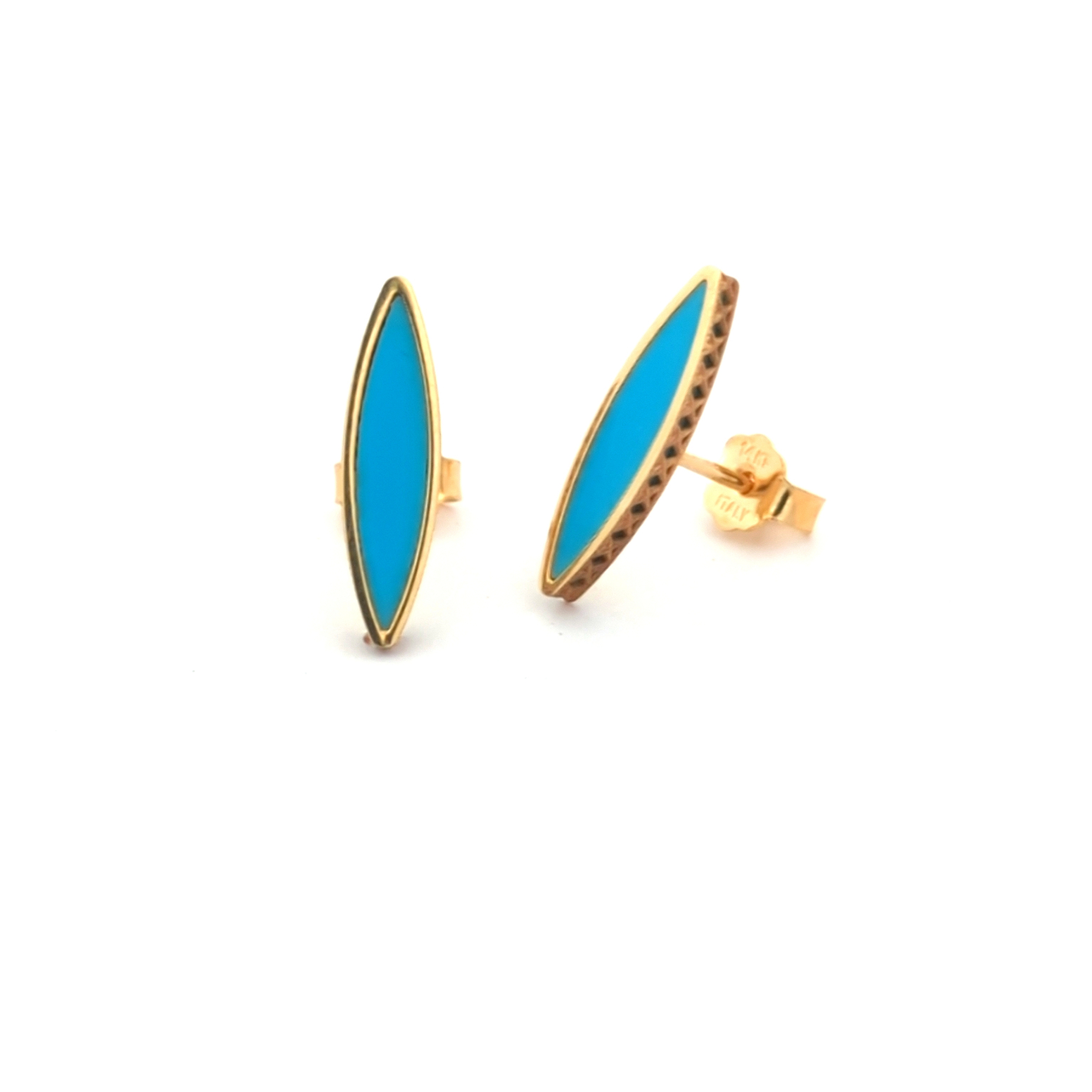 14K Yellow Gold Earrings