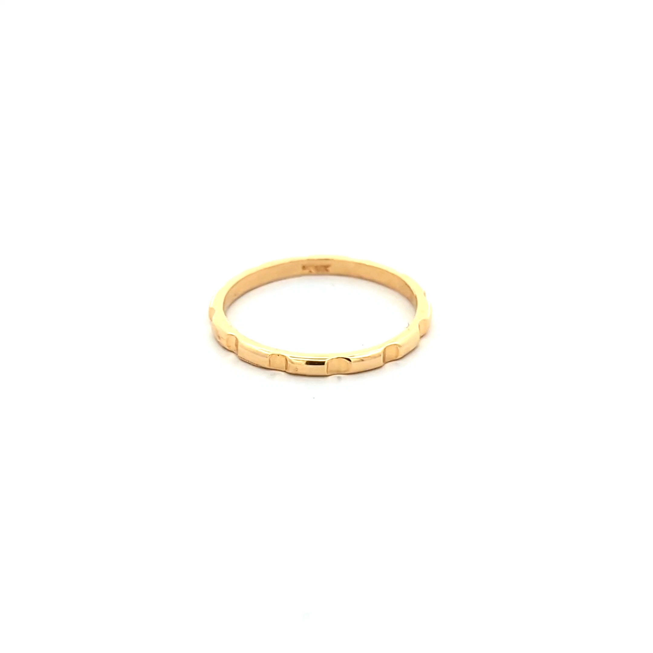 14K Yellow Gold Ring