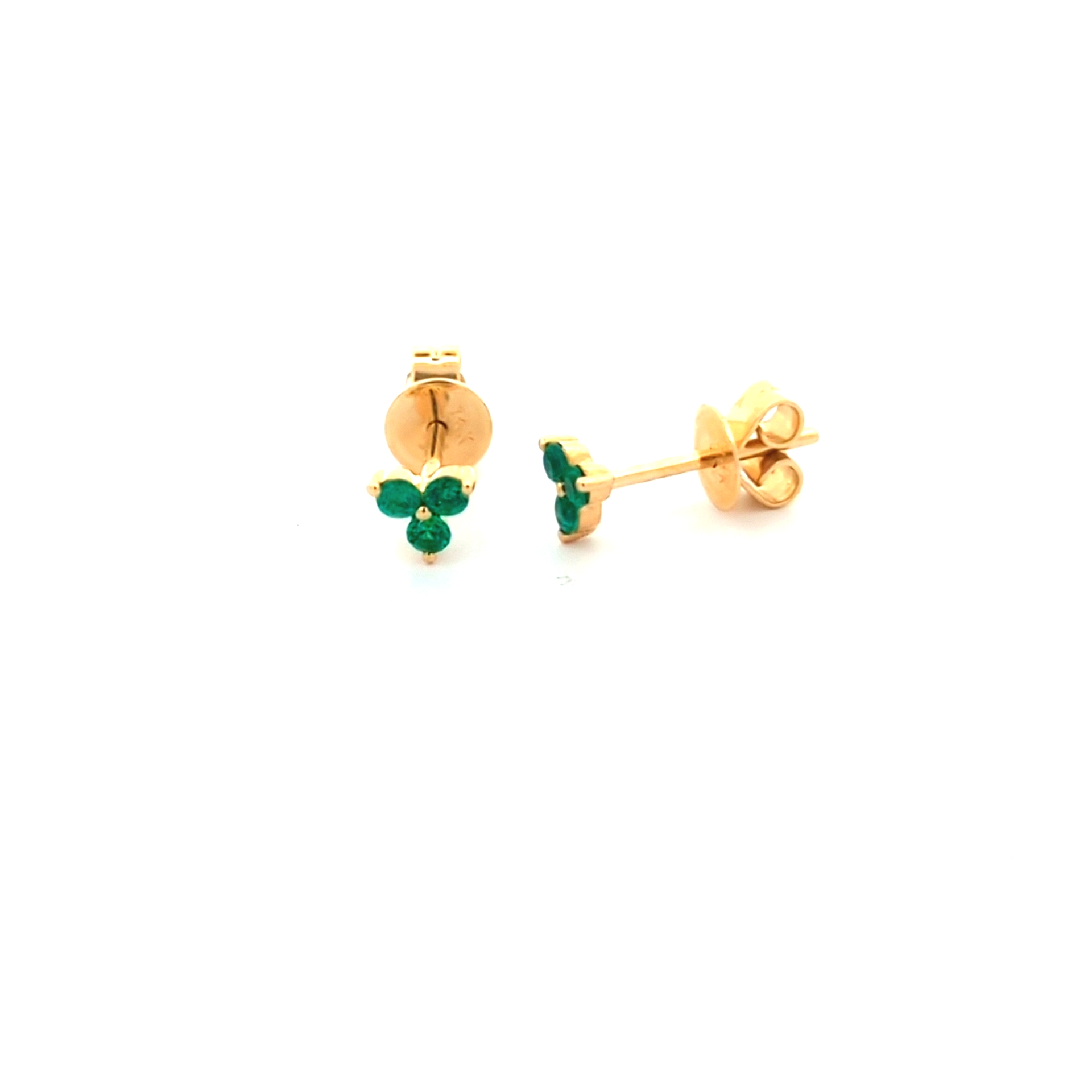 14K Yellow Gold Earrings