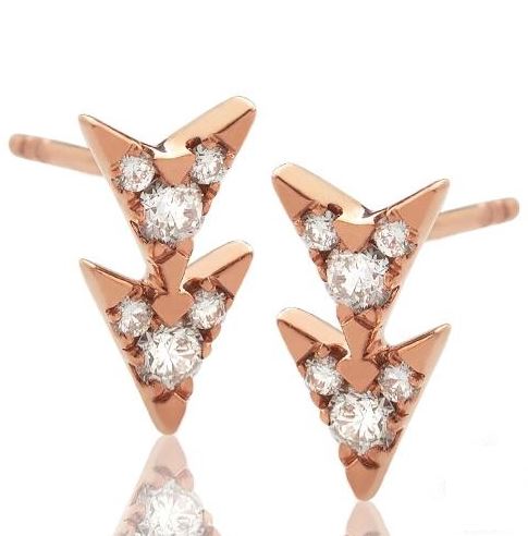 14K Rose Gold Earrings